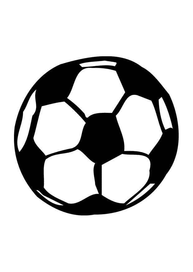 Fargeleggingsbilde fotball