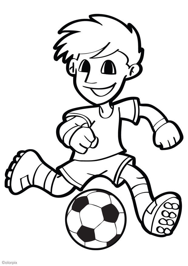 fotball Fargeleggingsbilde fotball
