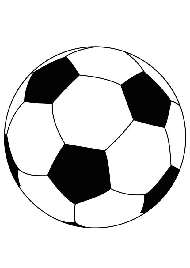 Fargeleggingsbilde fotball