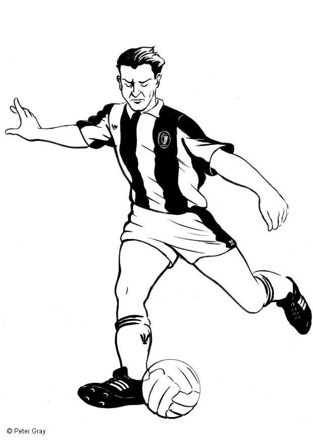 fotball Fargeleggingsbilde fotball
