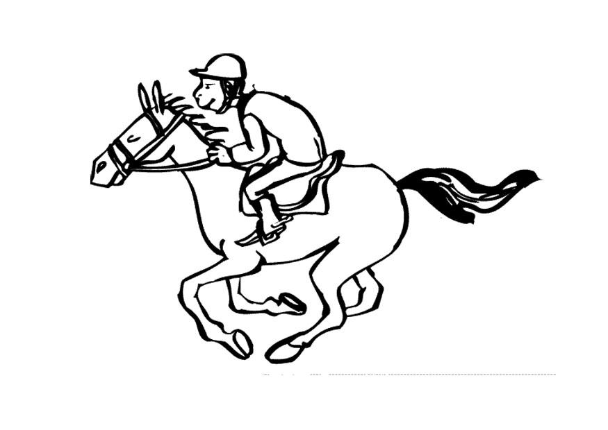 galopp Fargeleggingsbilde galopp