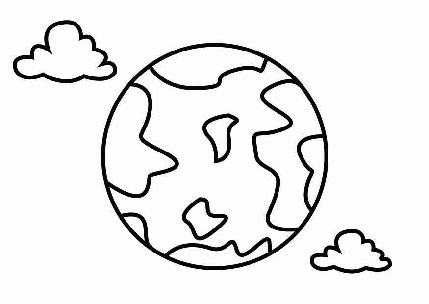 Fargeleggingsbilde geografi