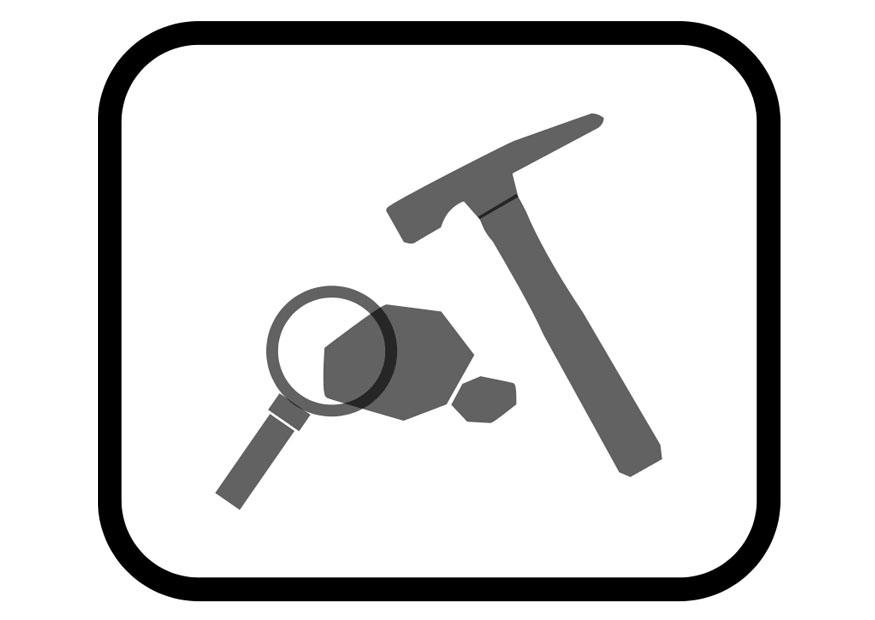 geologi Fargeleggingsbilde geologi