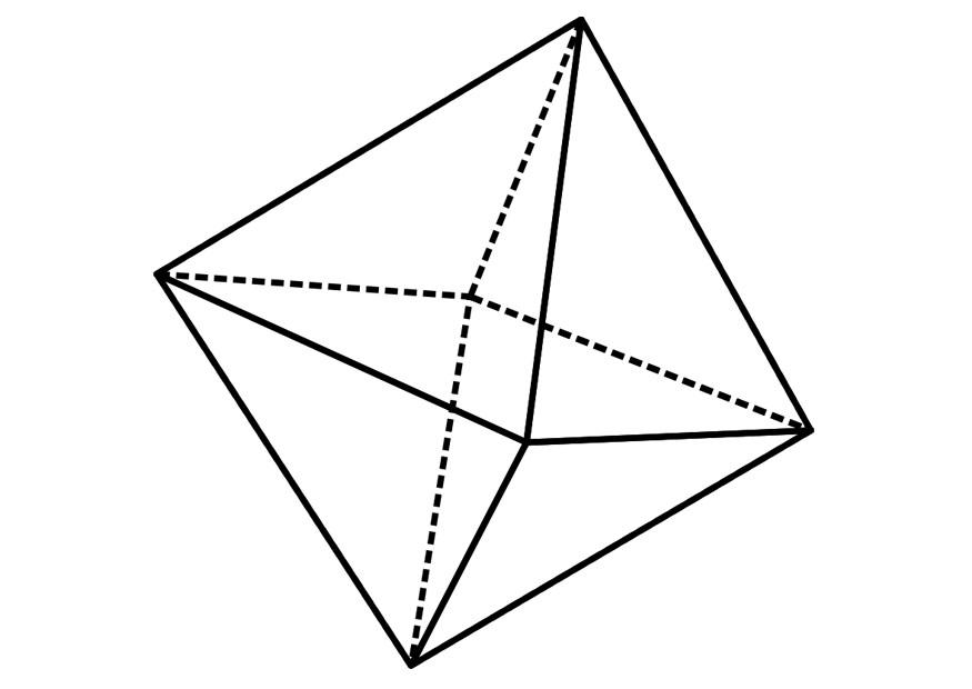 Fargeleggingsbilde geometrisk figur