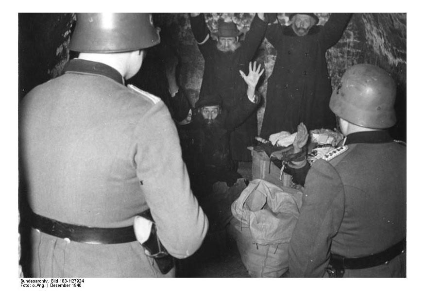 Foto ghetto i lublin, polen - politiaksjon