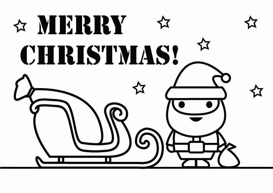 god jul Fargeleggingsbilde god jul