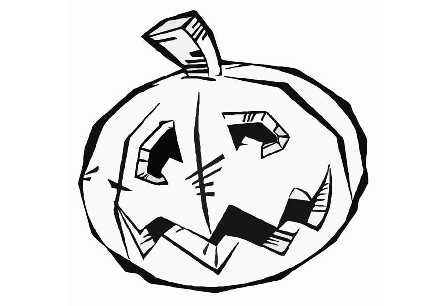 gresskar - halloween Fargeleggingsbilde gresskar - halloween