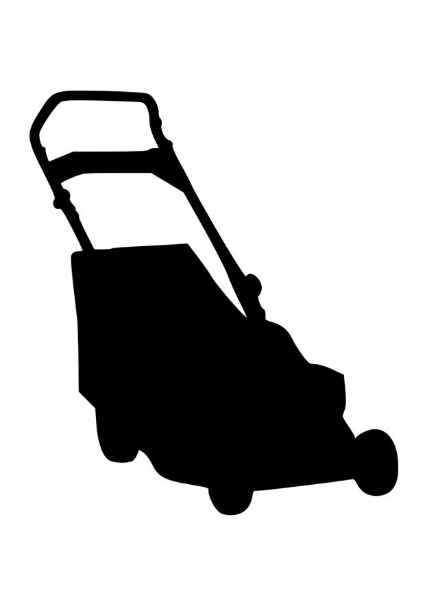 gressklipper Fargeleggingsbilde gressklipper