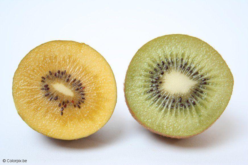 Foto gul og grA¸nn kiwi