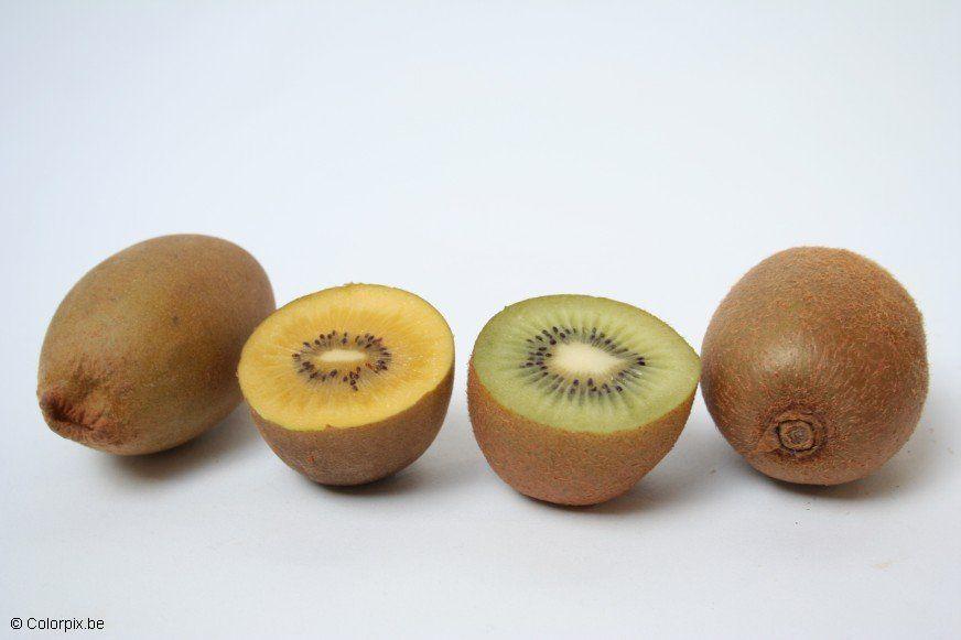 Foto gul og grA¸nn kiwi