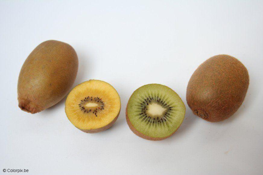 Foto gul og grA¸nn kiwi