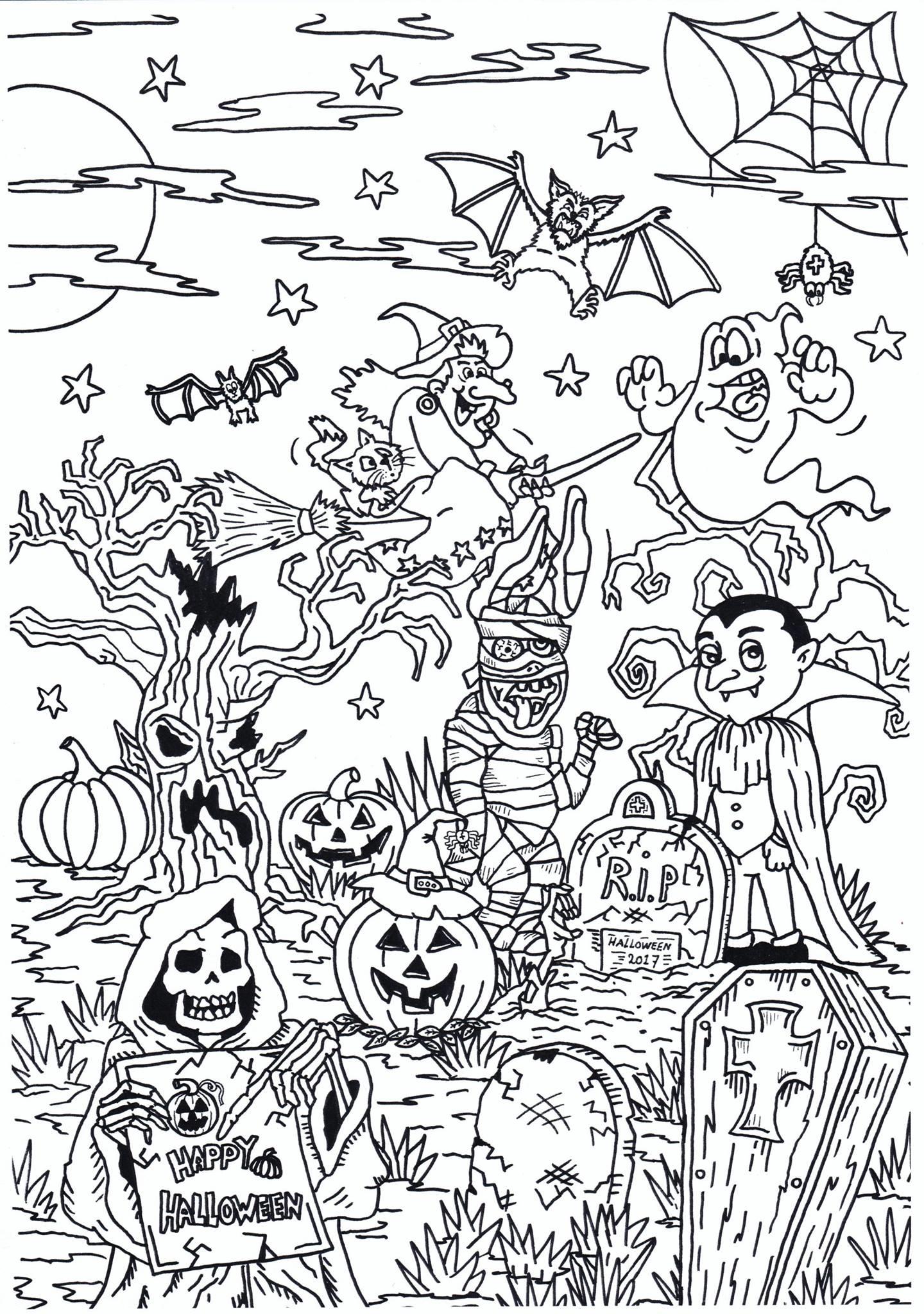 halloween Fargeleggingsbilde halloween