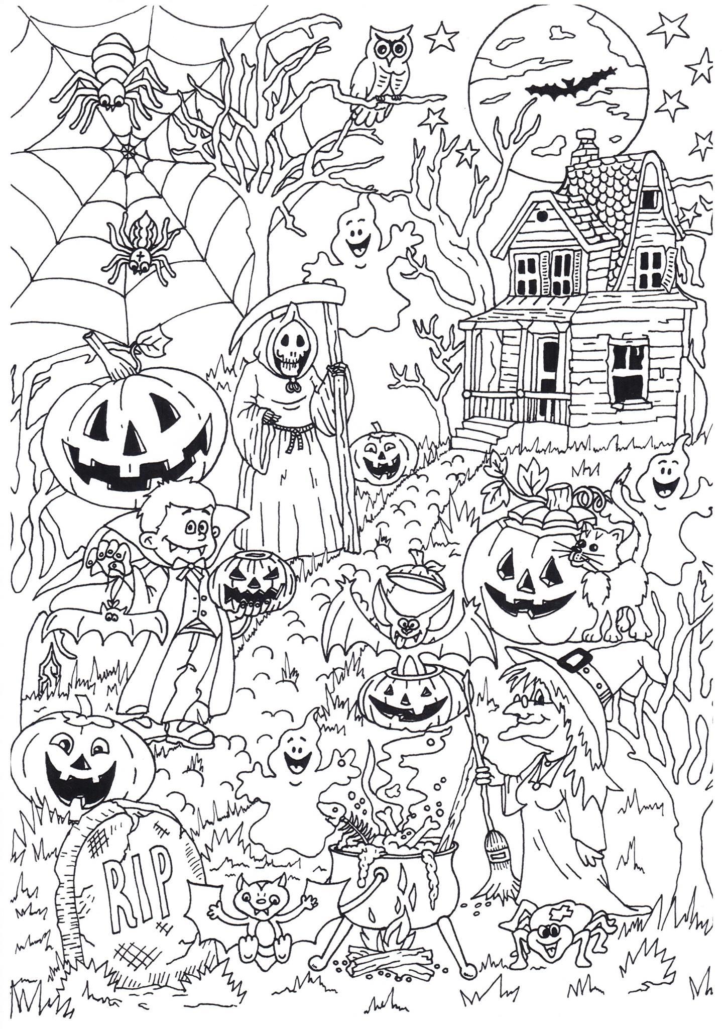 halloween Fargeleggingsbilde halloween