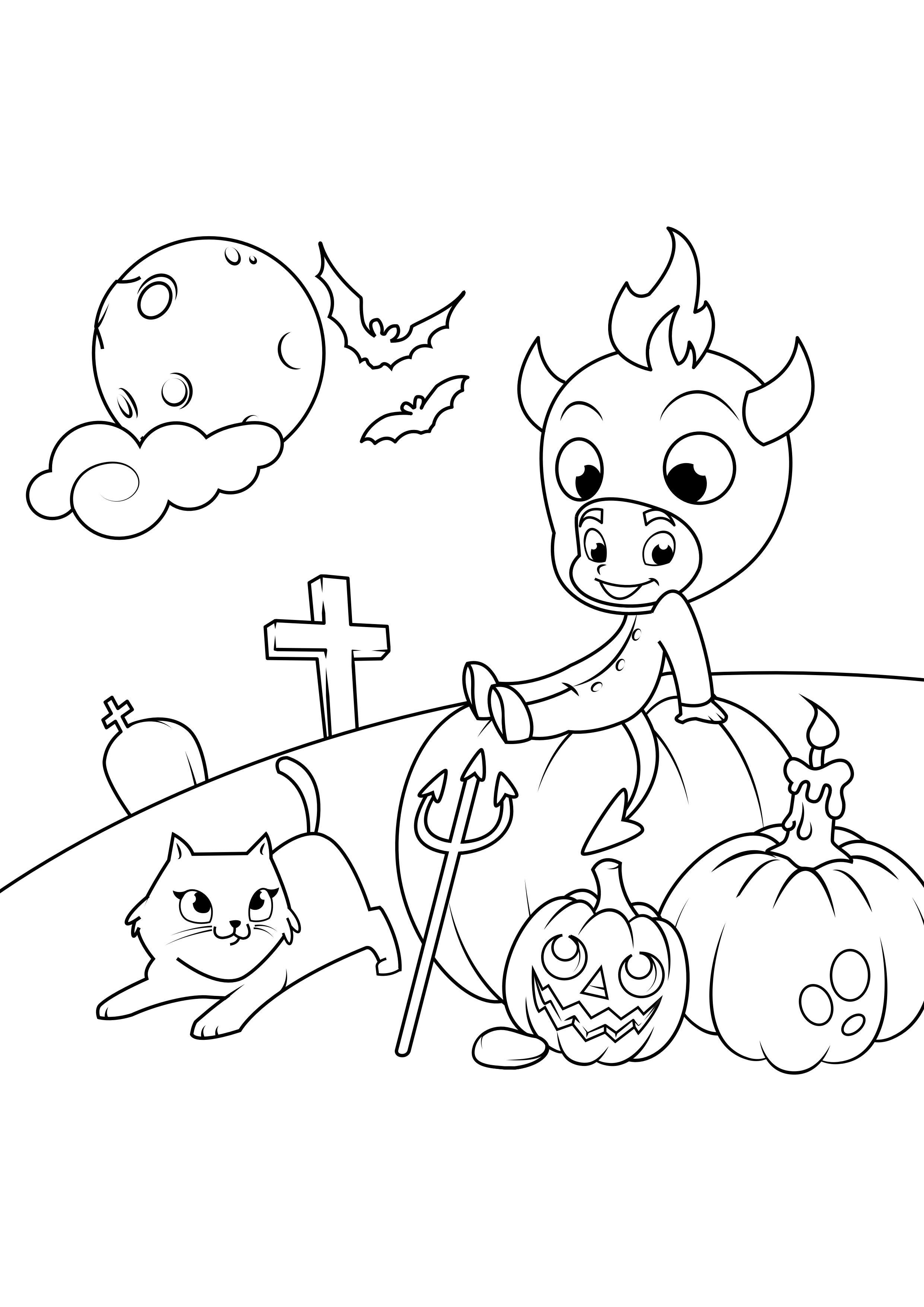 halloween Fargeleggingsbilde halloween