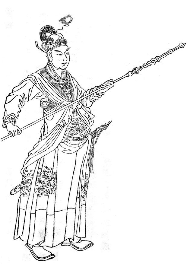 Fargeleggingsbilde han xin