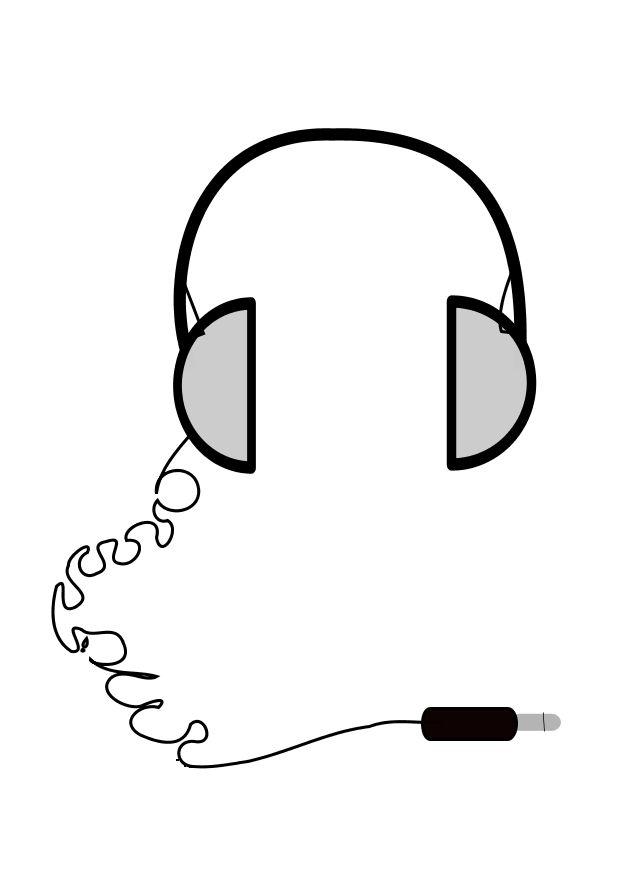 Fargeleggingsbilde hA¸retelefoner