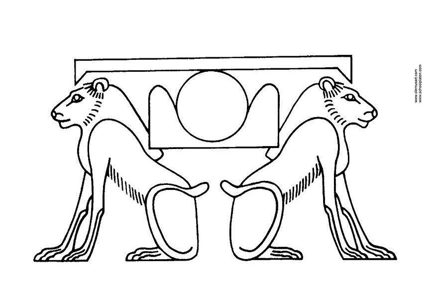 horisontens lA¸ver Fargeleggingsbilde horisontens lA¸ver