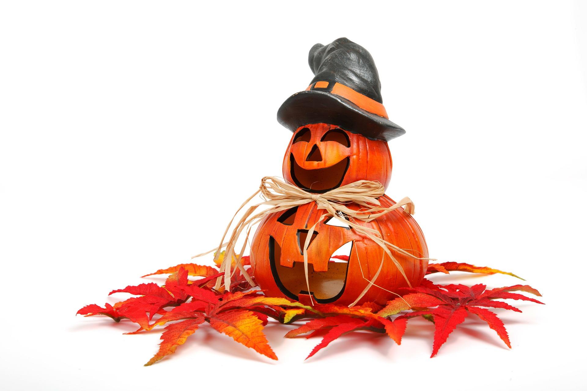 Fargeleggingsbilde høst - halloween