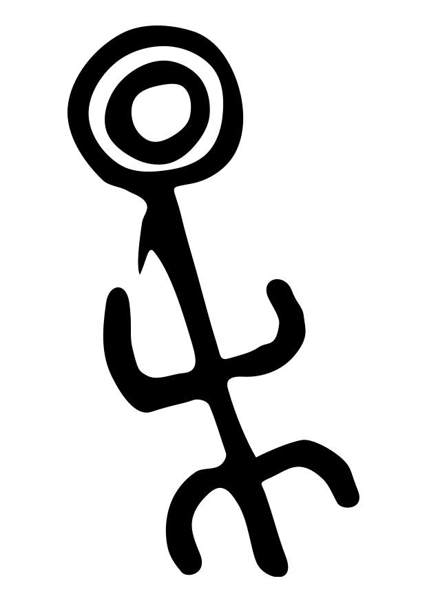 Fargeleggingsbilde hulemaleri