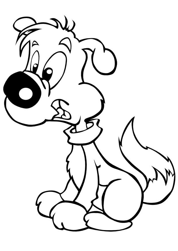 hund Fargeleggingsbilde hund