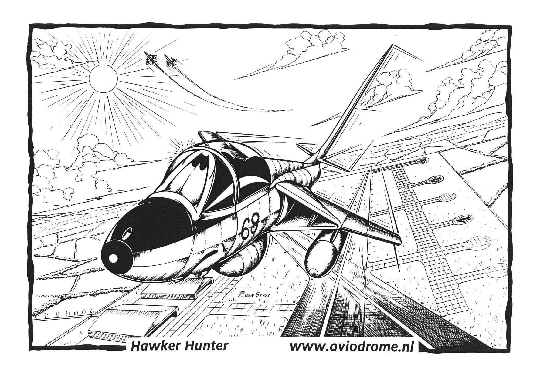 hunter Fargeleggingsbilde hunter