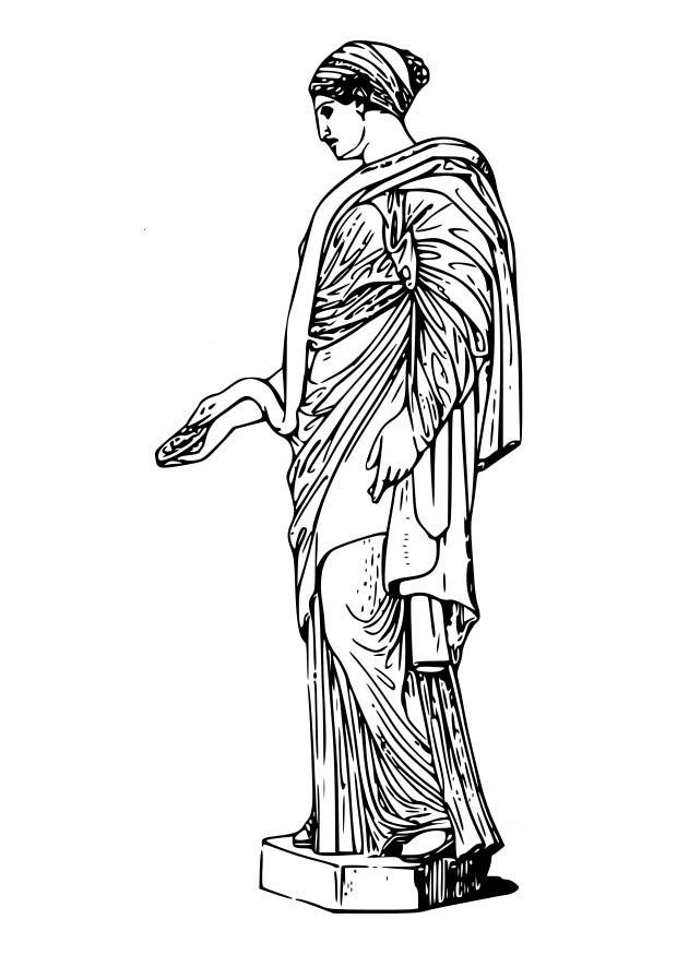 Fargeleggingsbilde hygieia