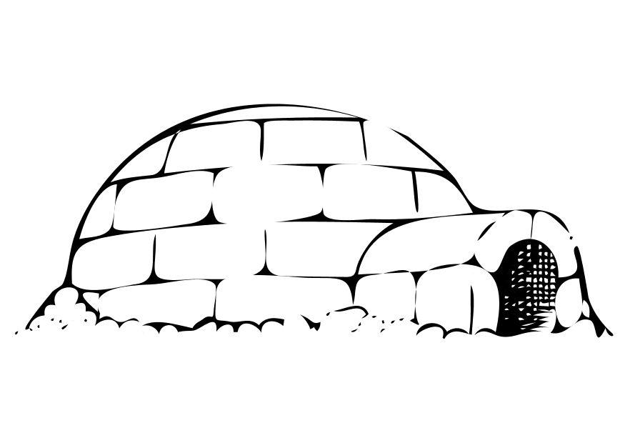 iglo Fargeleggingsbilde iglo