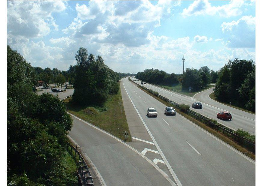 Foto innkjA¸rsel og avkjA¸rsel pA¥ motorveg