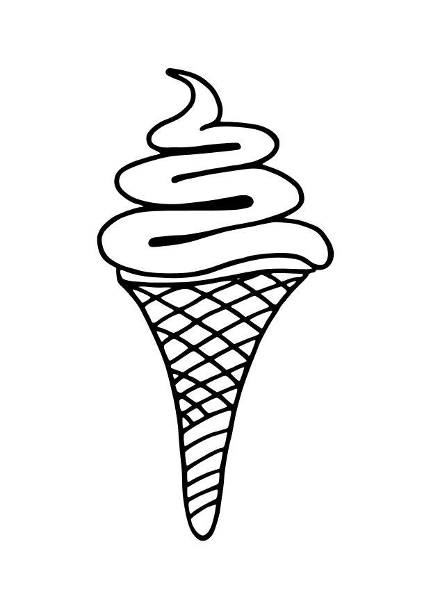 is i kjeks Fargeleggingsbilde is i kjeks