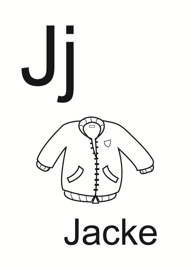 j Fargeleggingsbilde j