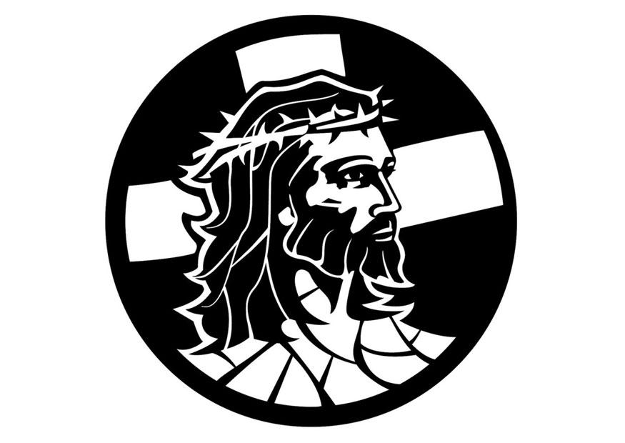 Fargeleggingsbilde jesus