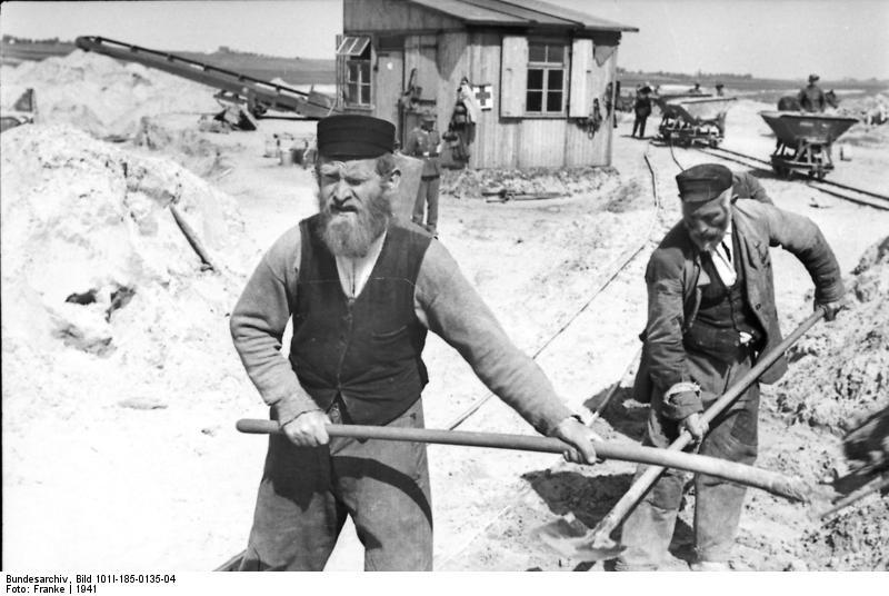 jugoslavia - jA¸der i tvangsarbeid Foto jugoslavia - jA¸der i tvangsarbeid