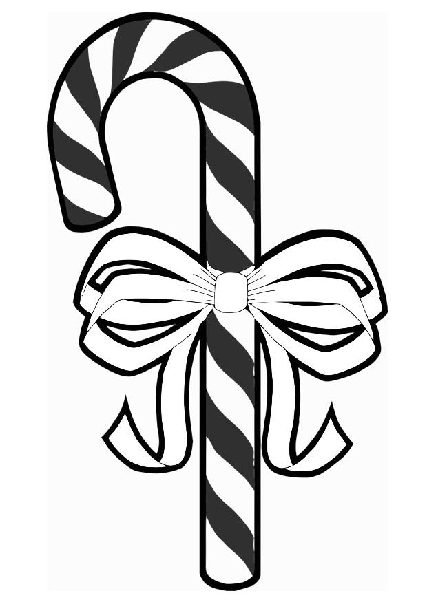 Fargeleggingsbilde julegodteri