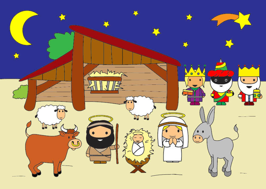 julekrybbe bilde julekrybbe