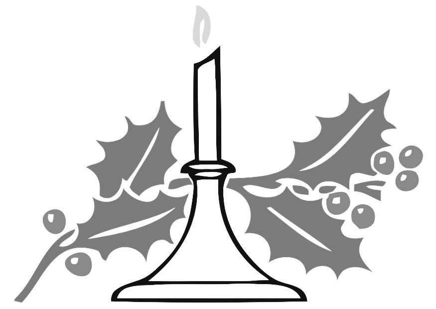 Fargeleggingsbilde julelys