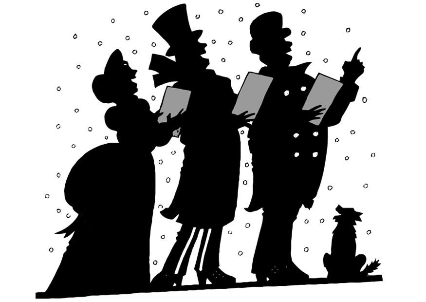 Fargeleggingsbilde julesang