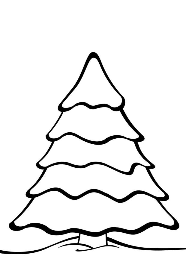 juletre Fargeleggingsbilde juletre