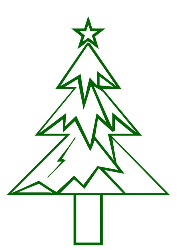 bilde juletre med julestjerne