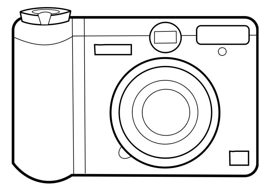 kamera Fargeleggingsbilde kamera