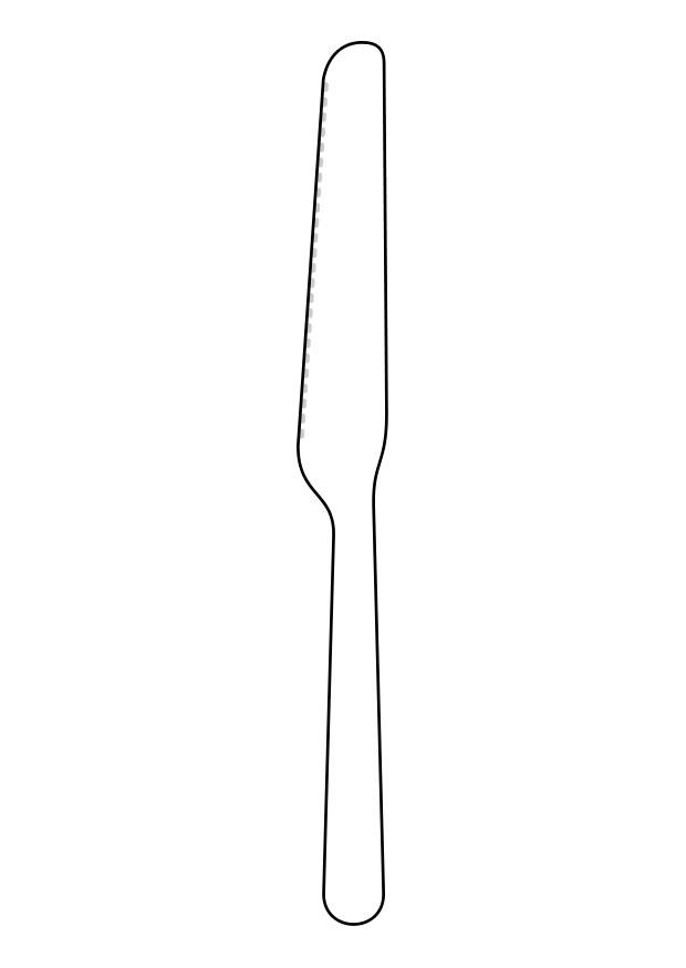 kniv Fargeleggingsbilde kniv