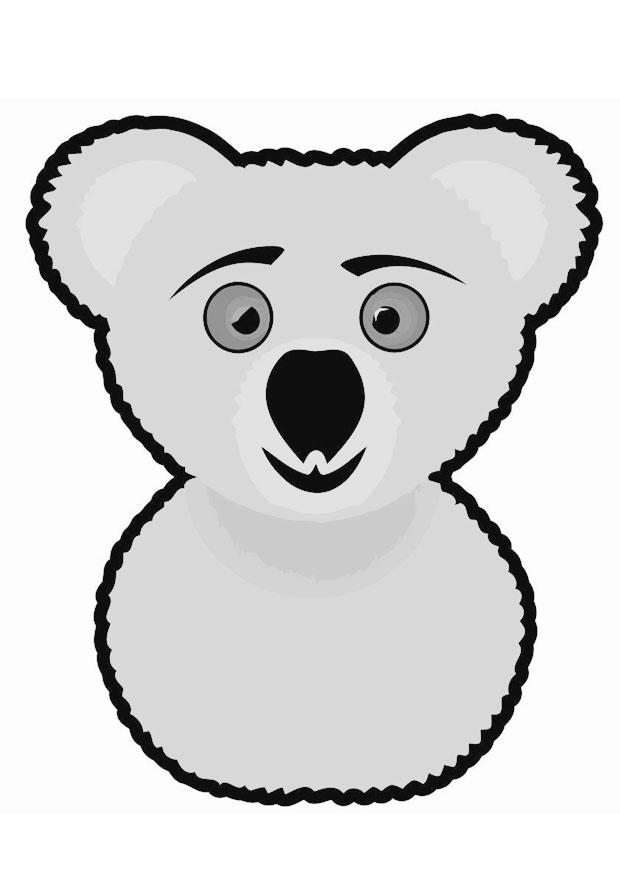 koala bjA¸rn Fargeleggingsbilde koala bjA¸rn