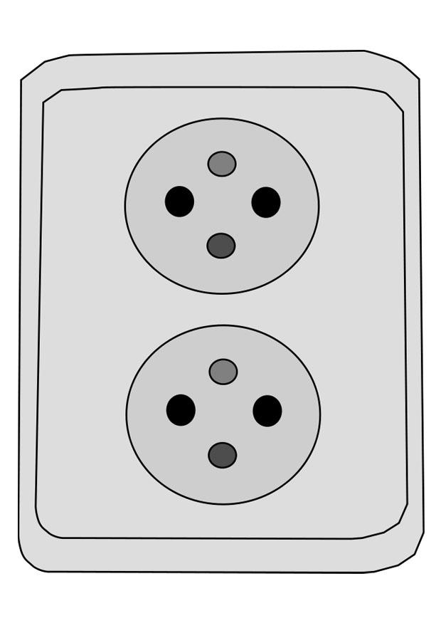 Fargeleggingsbilde kontakt