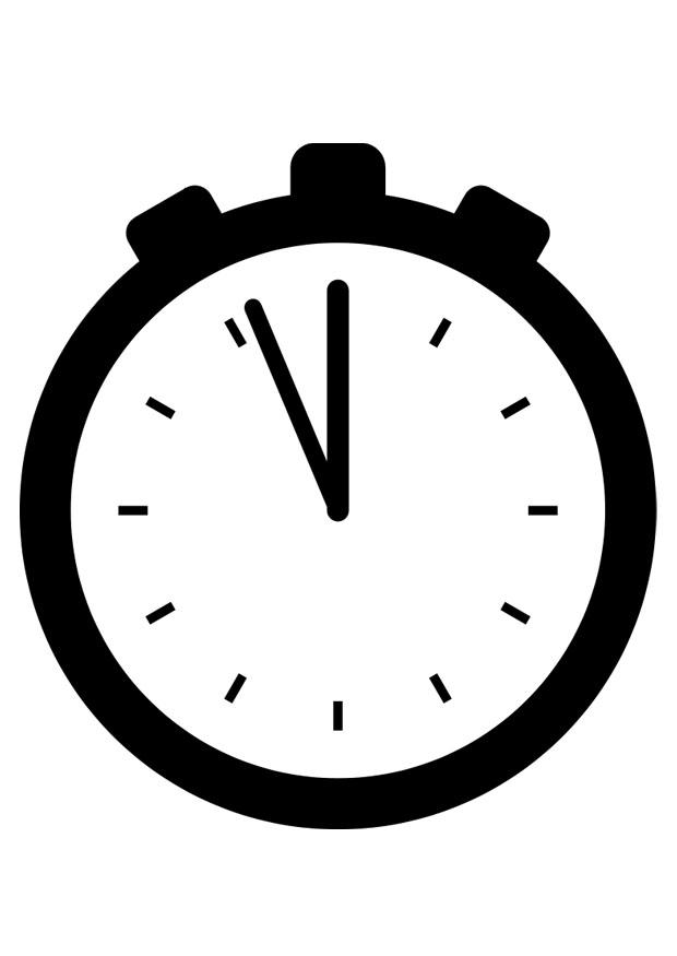 Fargeleggingsbilde kronometer