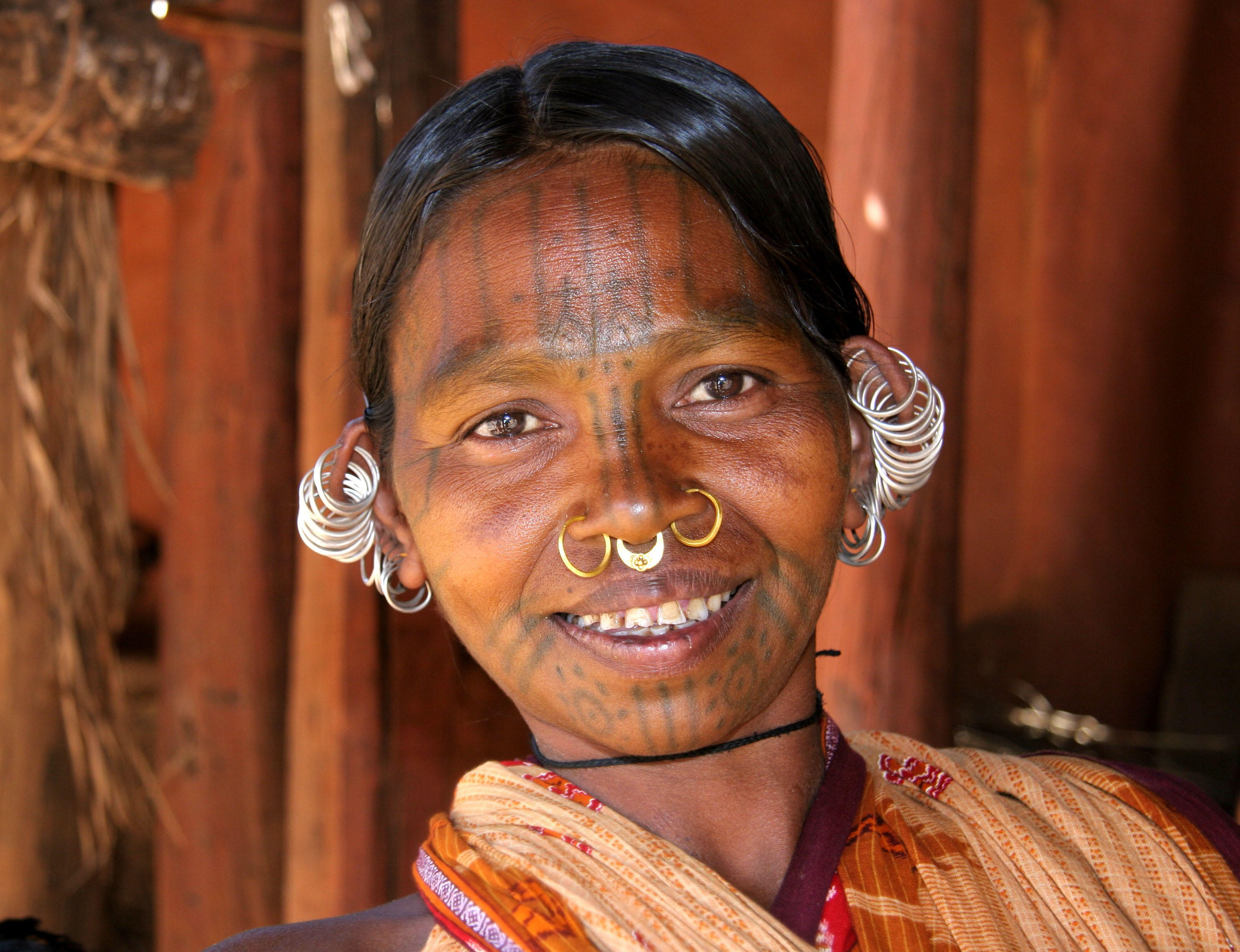 kutia-kondh kvinne fra india Foto kutia-kondh kvinne fra india