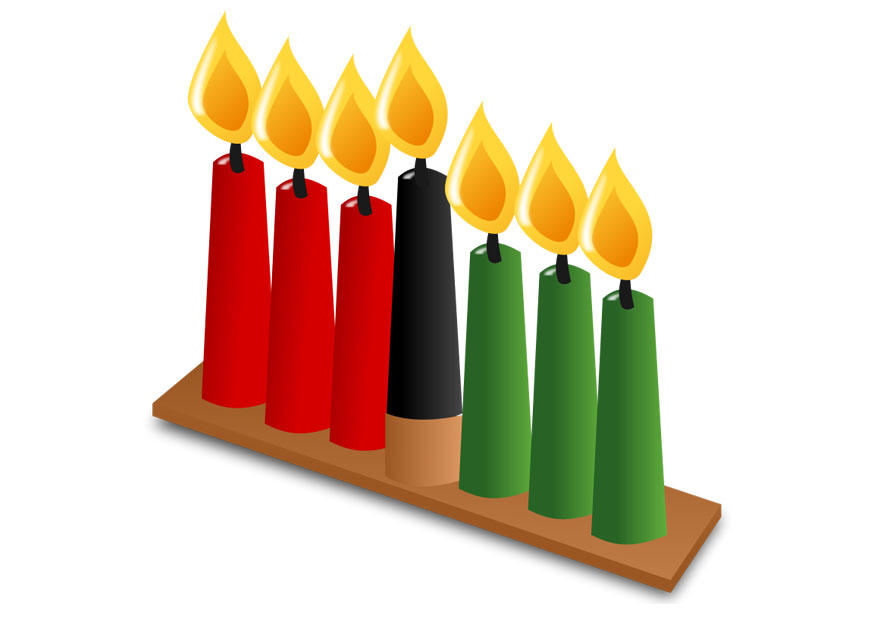 bilde kwanzaa - lys