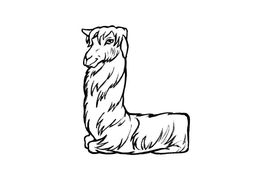 l-llama Fargeleggingsbilde l-llama