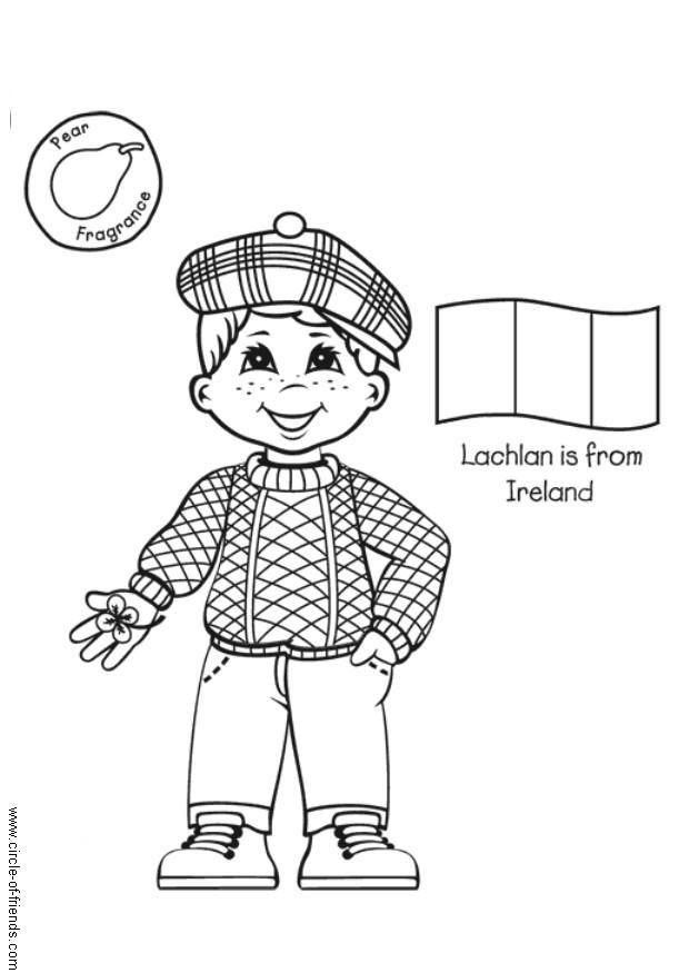Fargeleggingsbilde lachlan fra irland