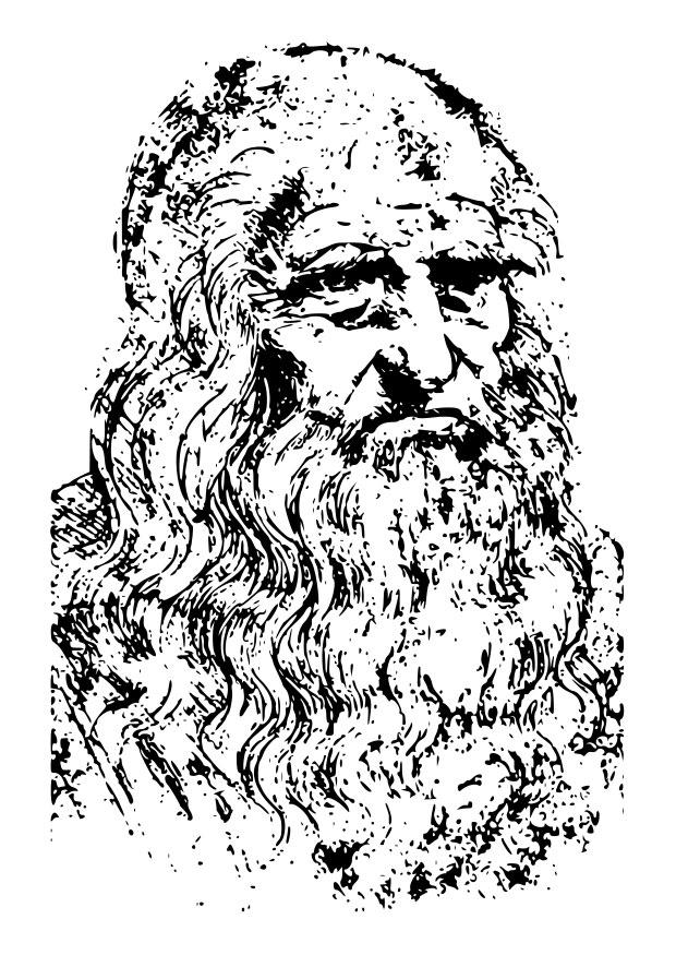 leonardo da vinci Fargeleggingsbilde leonardo da vinci