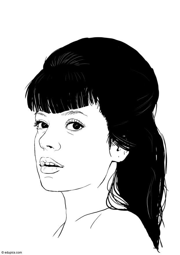 lily allen Fargeleggingsbilde lily allen