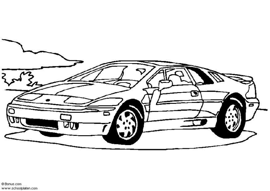 Fargeleggingsbilde lotus esprit